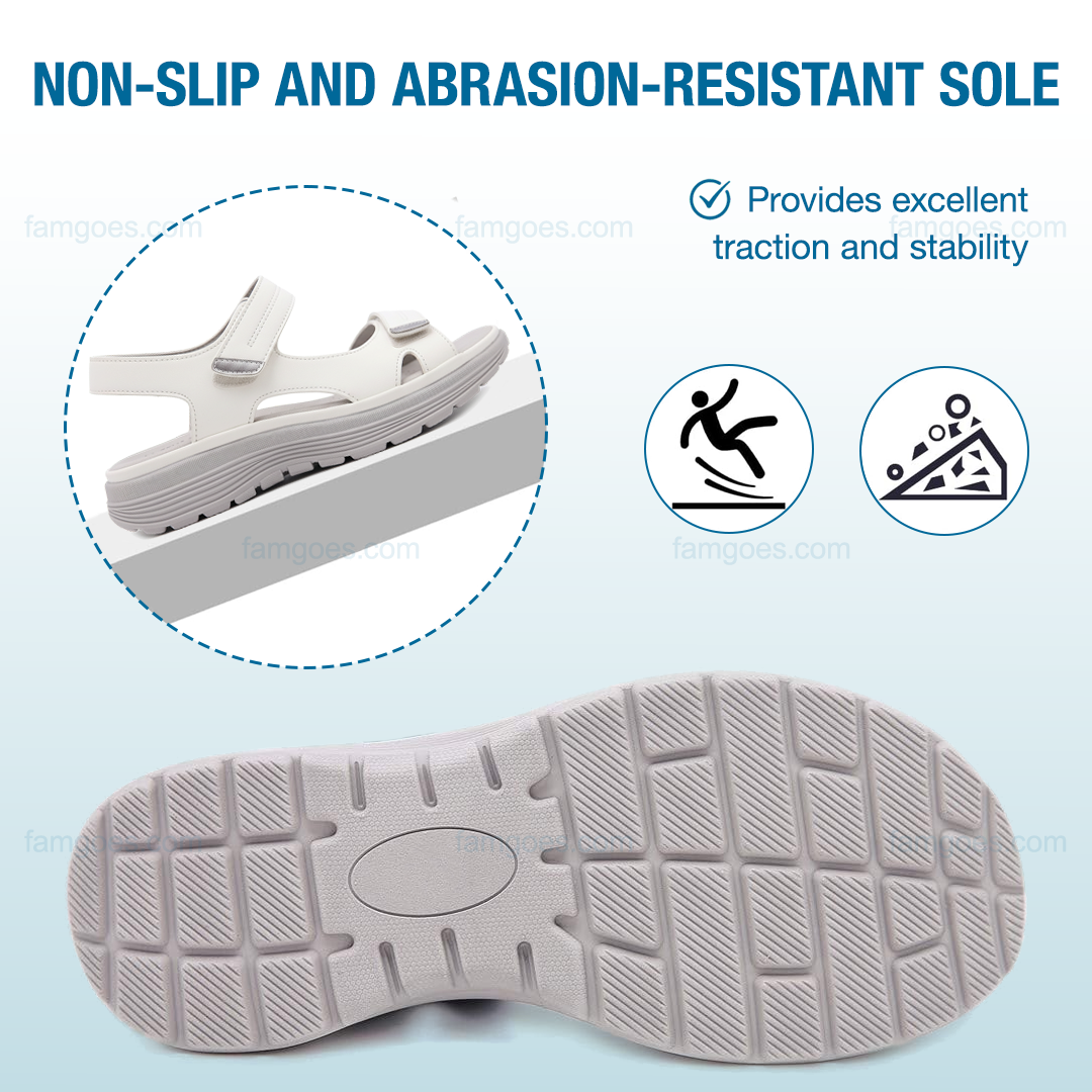 Harmona Orthopedic Sandals - White