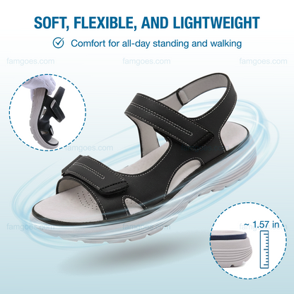 Harmona Orthopedic Sandals - Black