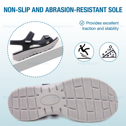 Harmona Orthopedic Sandals - Black