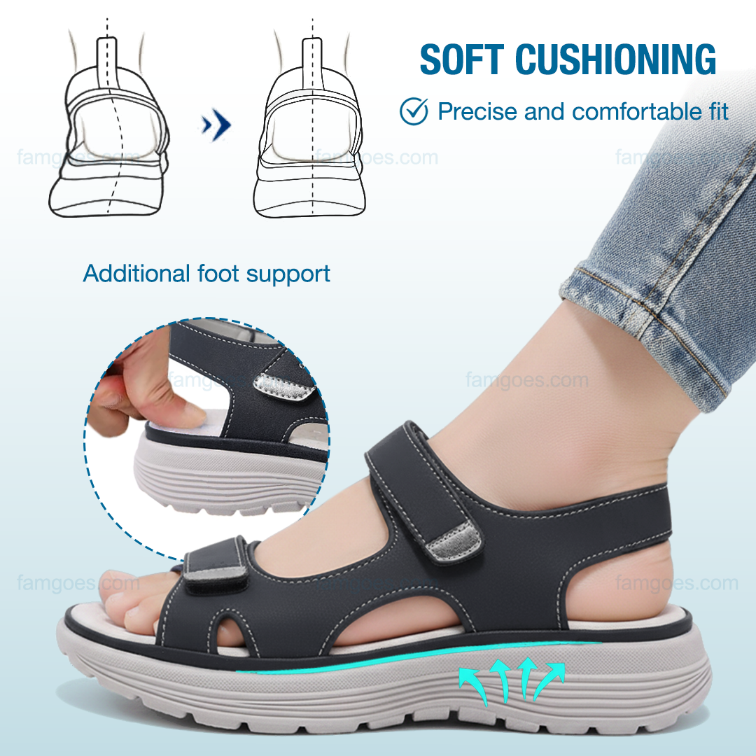 Harmona Orthopedic Sandals - Black
