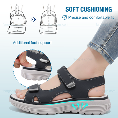 Harmona Orthopedic Sandals - Black