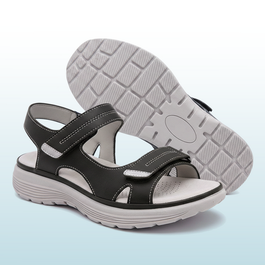 Harmona Orthopedic Sandals - Black