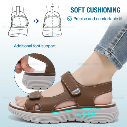 Harmona Orthopedic Sandals - Brown