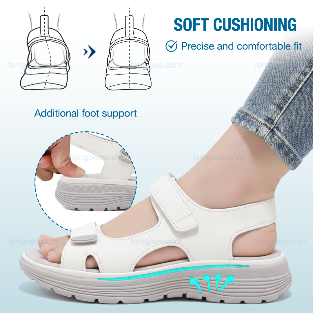 Harmona Orthopedic Sandals - White