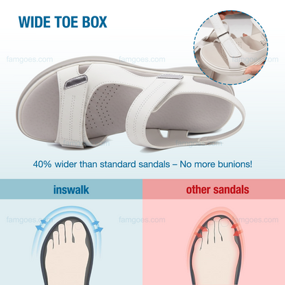 Harmona Orthopedic Sandals - White