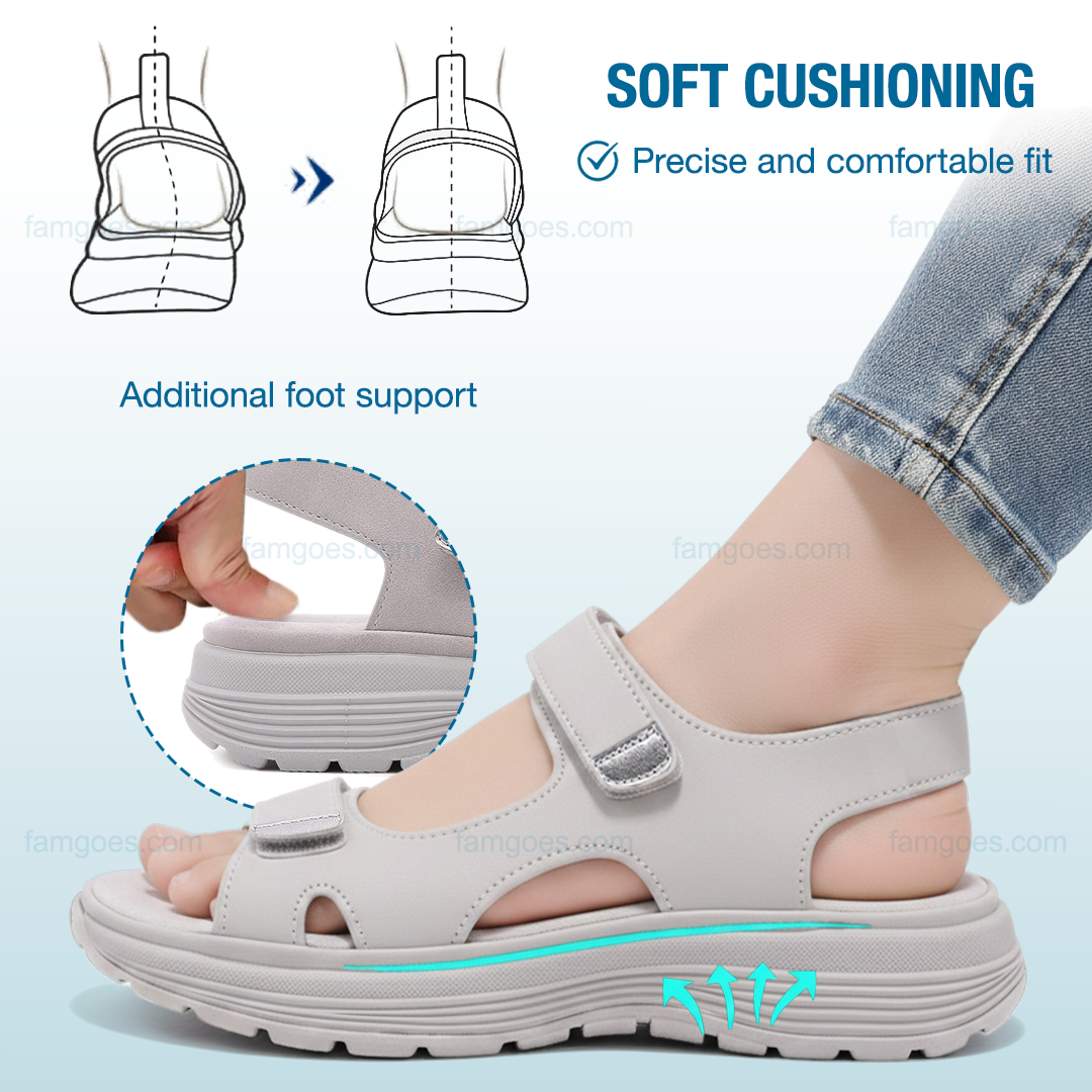 Harmona Orthopedic Sandals - Gray