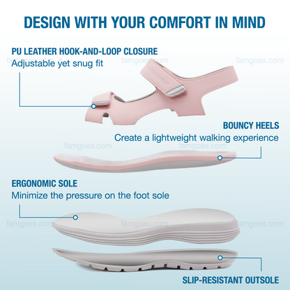 Harmona Orthopedic Sandals - Pink