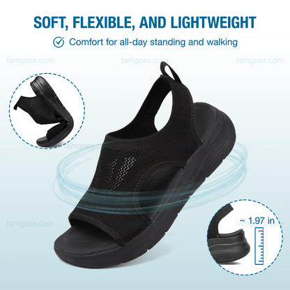 Sanavita Orthopedic Sandals - Black