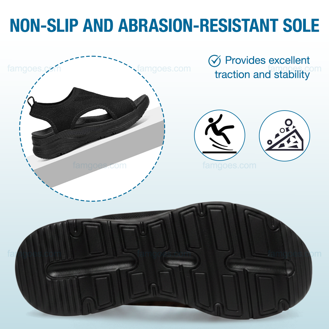 Sanavita Orthopedic Sandals - Black