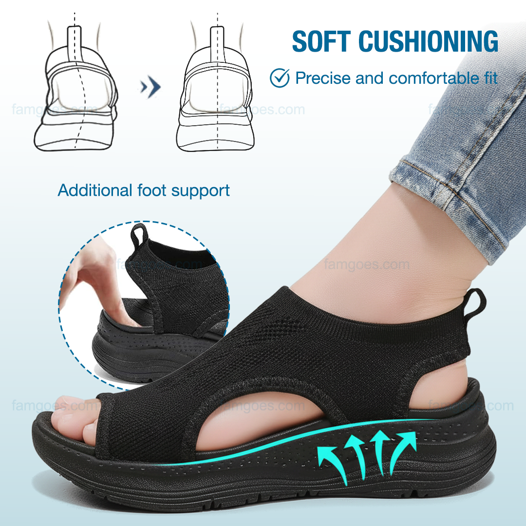 Sanavita Orthopedic Sandals - Black