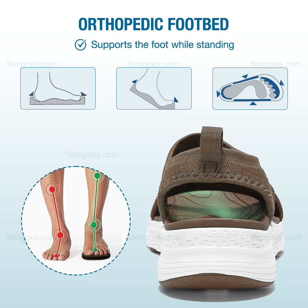 Sanavita Orthopedic Sandals - Brown