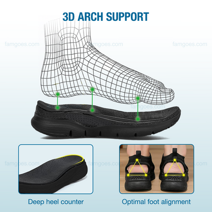 Sanavita Orthopedic Sandals - Black