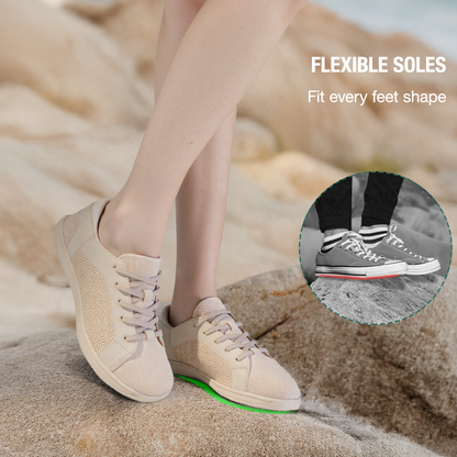 Mobivio Barefoot Shoes - Beige