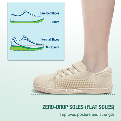 Mobivio Barefoot Shoes - Beige