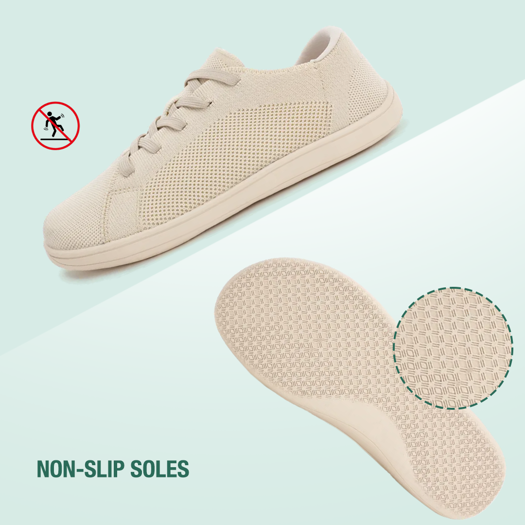 Mobivio Barefoot Shoes - Beige