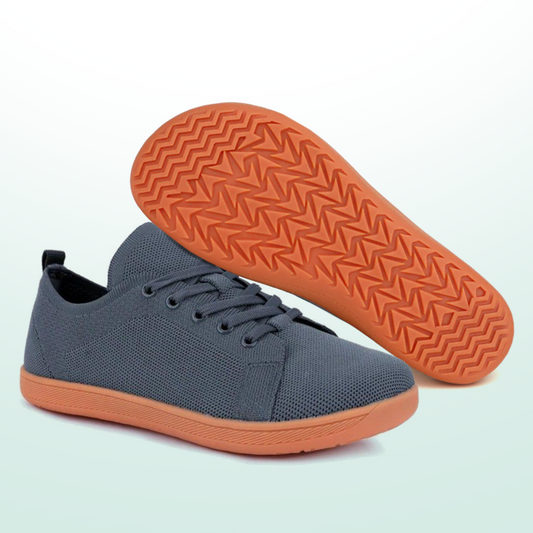 Zarvia Barefoot Shoes - Dark Grey Gum