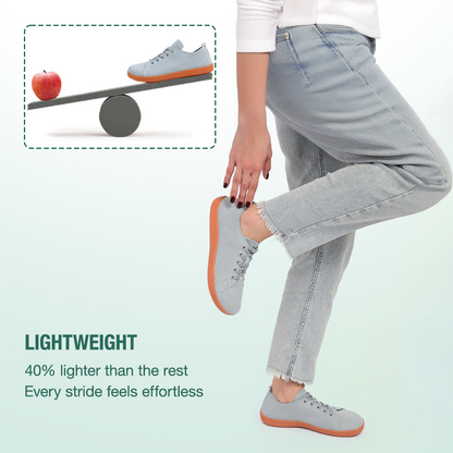 Zarvia Barefoot Shoes - Grey Gum