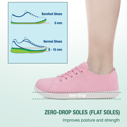 Zarvia Barefoot Shoes - Pink