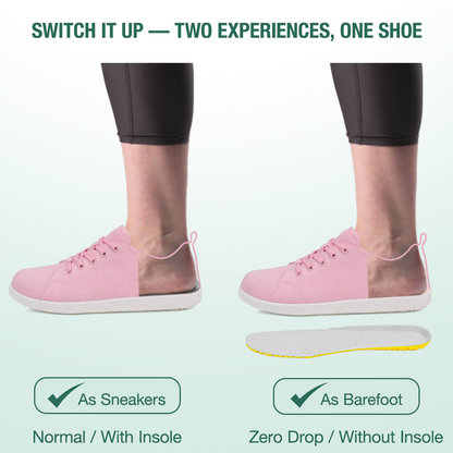 Zarvia Barefoot Shoes - Pink