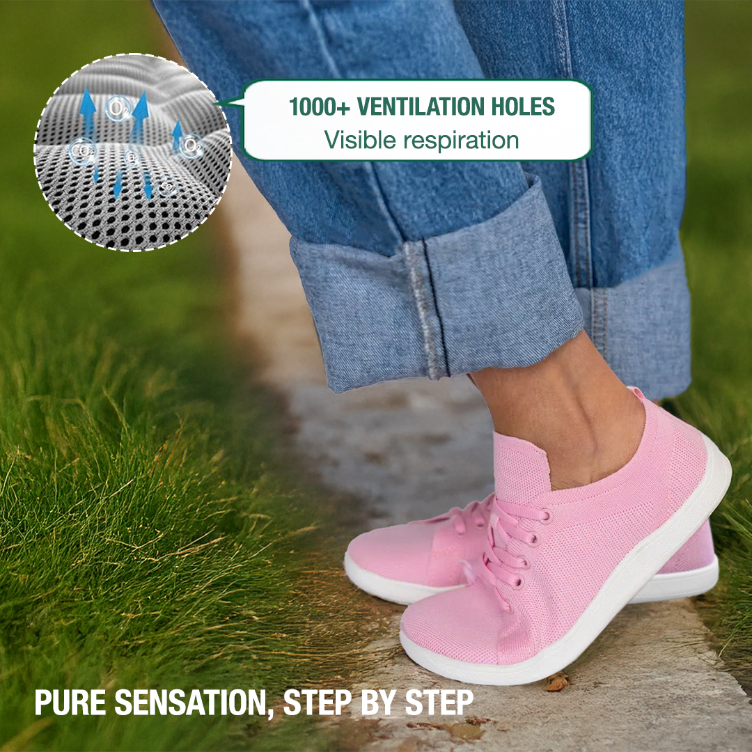 Zarvia Barefoot Shoes - Pink
