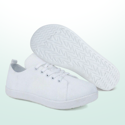 Zarvia Barefoot Shoes - White