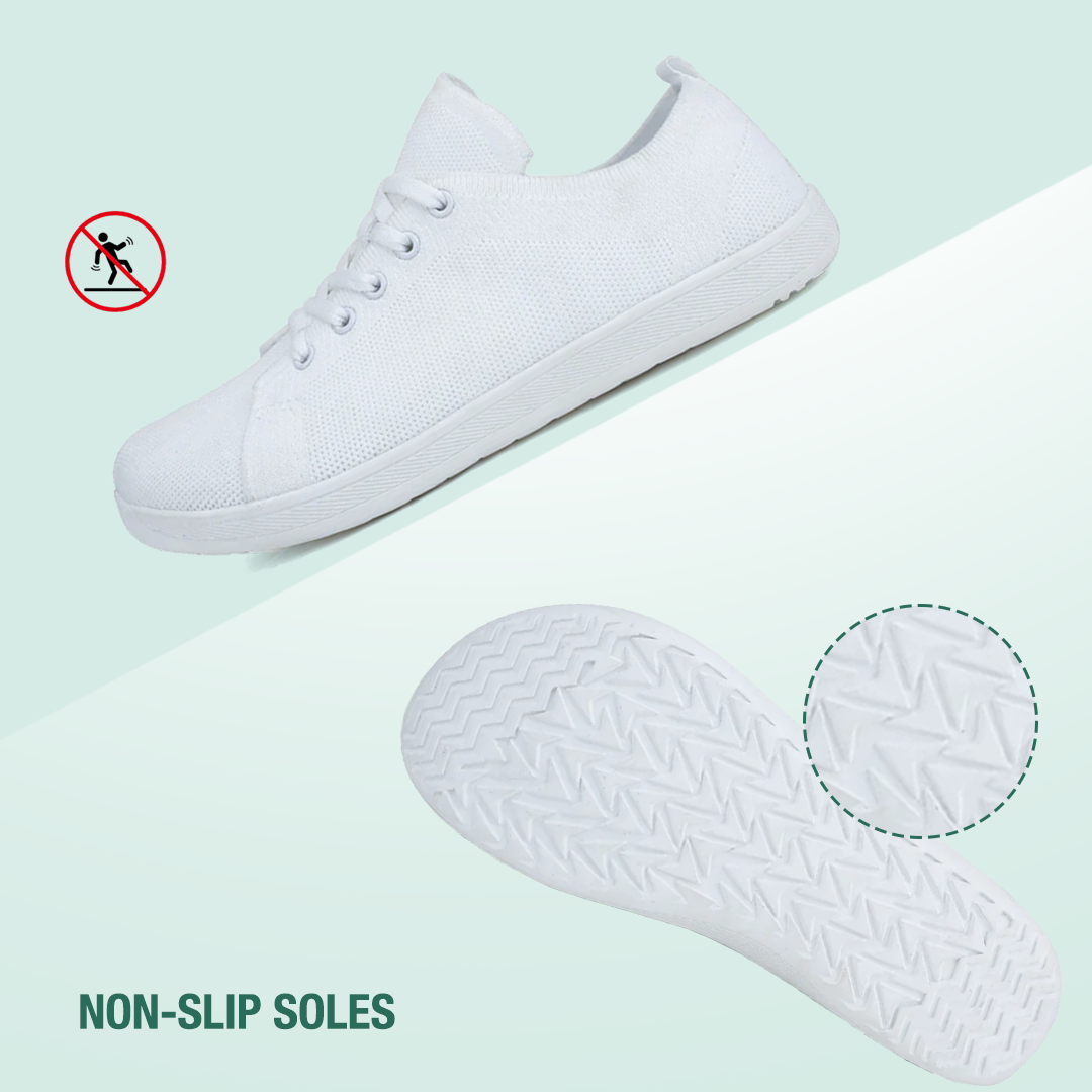 Zarvia Barefoot Shoes - White